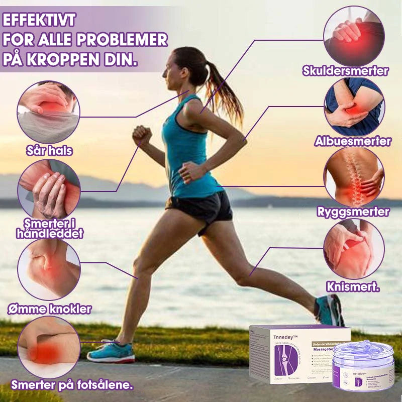 👨⚕️ Godkjent av Norsk Ortopedisk Forening (NOF) 👨⚕️ Tnnedey™ Gurkemeie & Emuolje Leddgikt Lindrende Smertelindringsmassasjegel