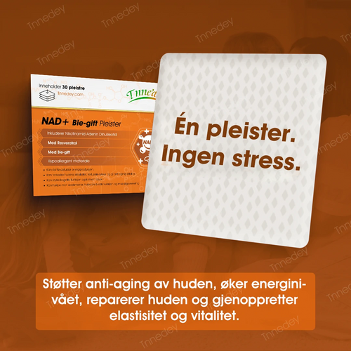 Tnnedey® NAD+ Biegiftplaster – Ultimate Hudfornyelse & Energiboost (Siste dag med rabatt: 75%) ⚡👩🔬