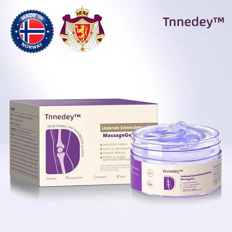 👨⚕️ Godkjent av Norsk Ortopedisk Forening (NOF) 👨⚕️ Tnnedey™ Gurkemeie & Emuolje Leddgikt Lindrende Smertelindringsmassasjegel