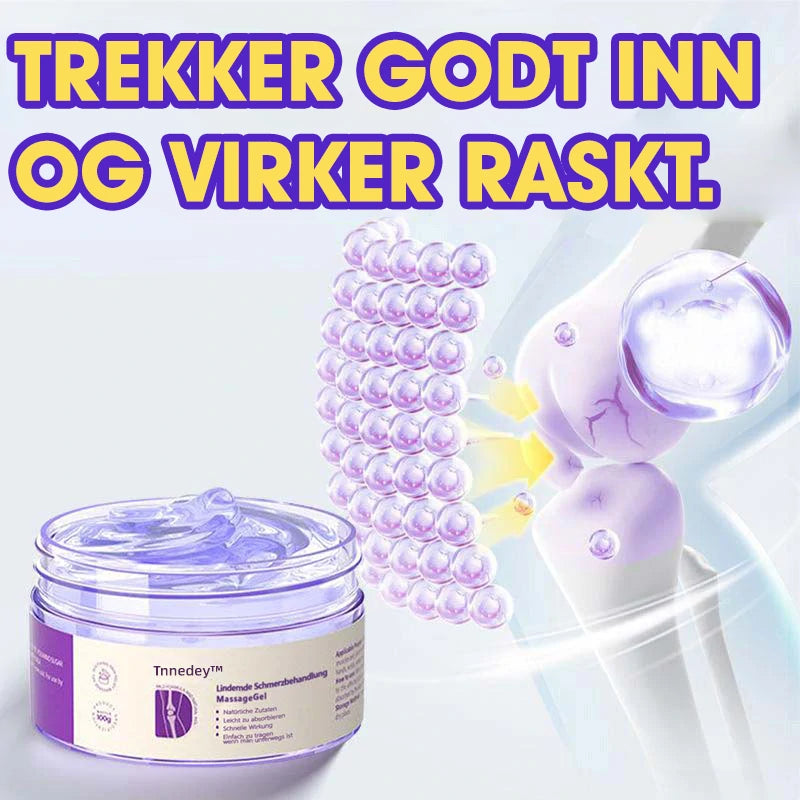 👨⚕️ Godkjent av Norsk Ortopedisk Forening (NOF) 👨⚕️ Tnnedey™ Gurkemeie & Emuolje Leddgikt Lindrende Smertelindringsmassasjegel