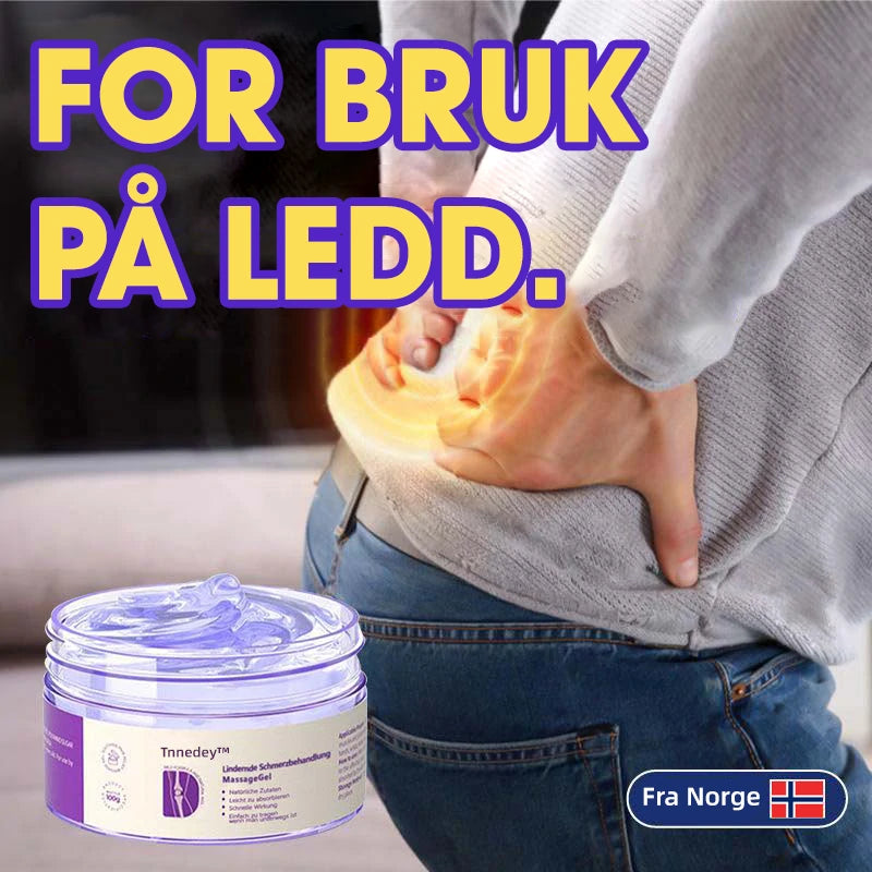👨⚕️ Godkjent av Norsk Ortopedisk Forening (NOF) 👨⚕️ Tnnedey™ Gurkemeie & Emuolje Leddgikt Lindrende Smertelindringsmassasjegel