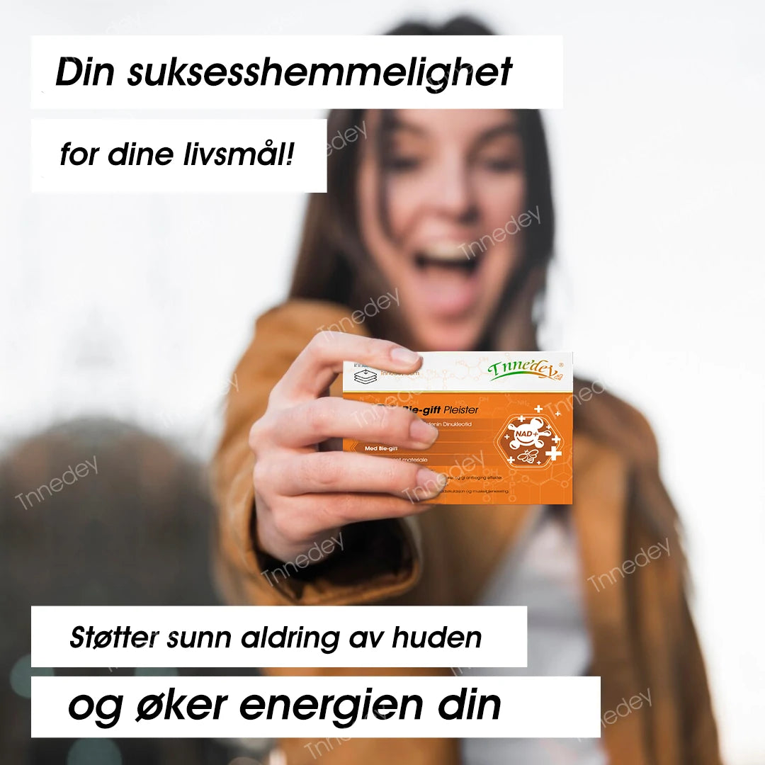 Tnnedey® NAD+ Biegiftplaster – Ultimate Hudfornyelse & Energiboost (Siste dag med rabatt: 75%) ⚡👩🔬