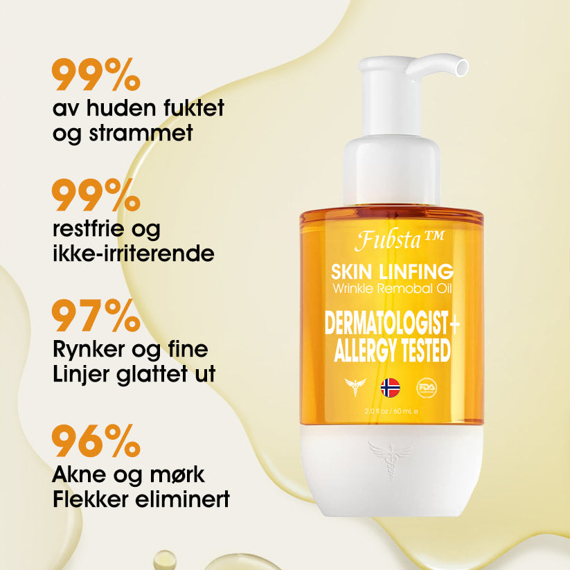 ✨💛Siste dag med 75 % rabatt! 🌻 Fubsta™ Oppstrammende Rynkefjernende Olje – Løft og stram opp huden din! 🧖‍♀️✨