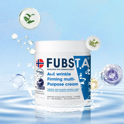 🫒𝐒𝐢𝐬𝐭𝐞 𝐝𝐚𝐠 𝐦𝐞𝐝 𝐫𝐚𝐛𝐚𝐭𝐭: 𝟖𝟎% 𝐑𝐀𝐁𝐀𝐓𝐓🫧 Fubsta® Hudstrammende & Reparerende Krem -🫧 Passer for alle hudtyper