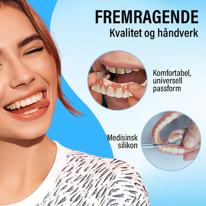 💙😁Tnnedey™ Silikon Reline Protesesett – Komfortabel og Langvarig Tilpasning 🦷✨